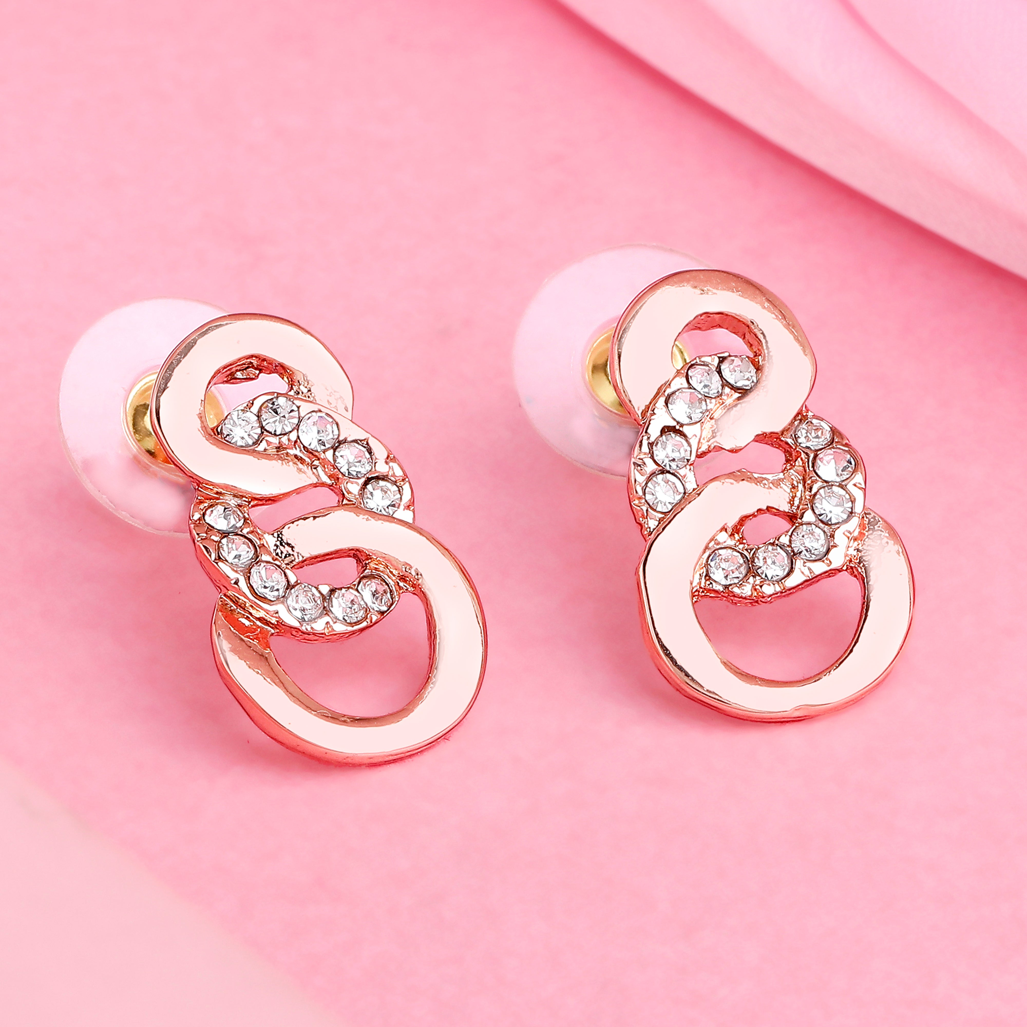 Buy One Gram Gold Light Weight Multi Colour Stone Cute Small Gold Earrings  for Baby Girl